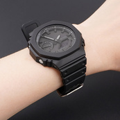 Ремінець для Casio G-Shock GA-2100/2110 Black SI. Зображення №4 Ремінець для Casio G-Shock GA-2100/2110 Black SI. Зображення №4