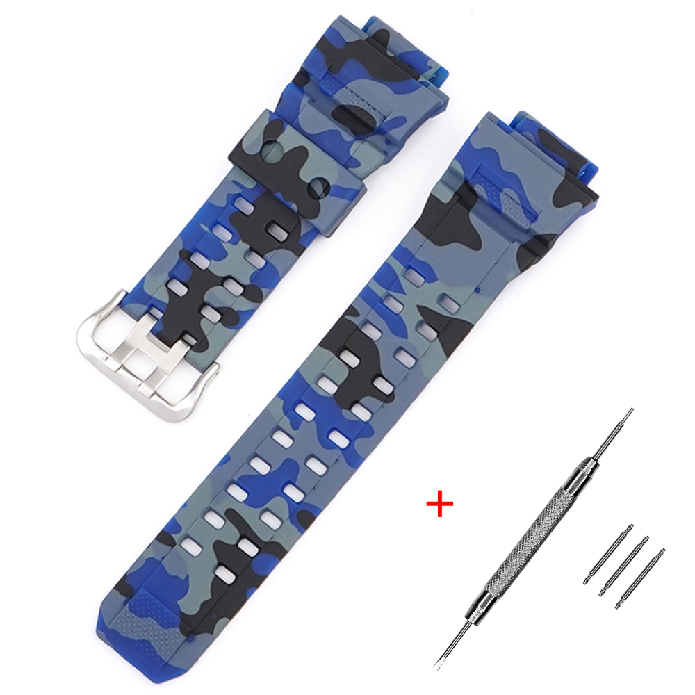 Ремінець для Casio G-Shock GW-9400/9300 Camo Blue SI Ремінець для Casio G-Shock GW-9400/9300 Camo Blue SI