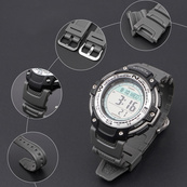 Ремінець для Casio SGW-100 Gray SI. Зображення №15 Ремінець для Casio SGW-100 Gray SI. Зображення №15