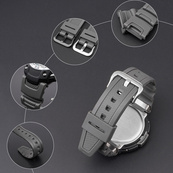 Ремінець для Casio SGW-100 Gray SI. Зображення №16 Ремінець для Casio SGW-100 Gray SI. Зображення №16