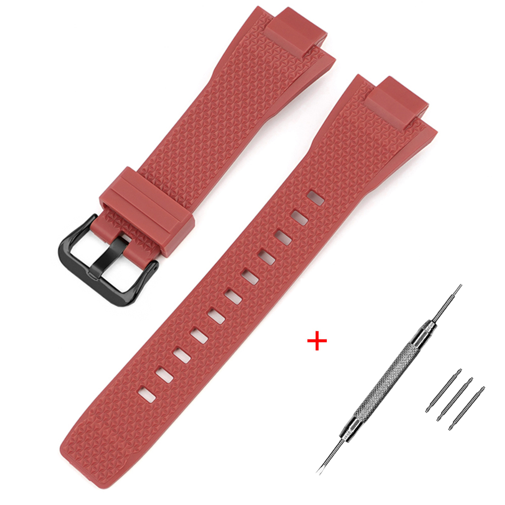 Ремінець для Casio G-Shock GST-B400 Red BK Ремінець для Casio G-Shock GST-B400 Red BK
