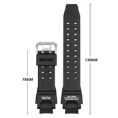 Ремінець для Casio G-Shock GA-1000 Blue SI. Зображення №2 Ремінець для Casio G-Shock GA-1000 Blue SI. Зображення №2