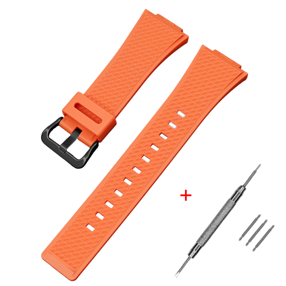 Ремінець для Casio G-Shock GA-100/110 Orange BK Ремінець для Casio G-Shock GA-100/110 Orange BK