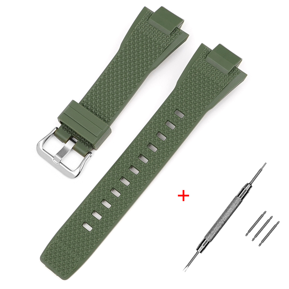 Ремінець для Casio G-Shock GST-B400 Army Green SI Ремінець для Casio G-Shock GST-B400 Army Green SI