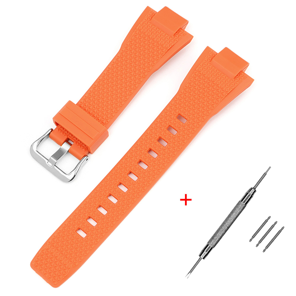 Ремінець для Casio G-Shock GST-B400 Orange SI Ремінець для Casio G-Shock GST-B400 Orange SI