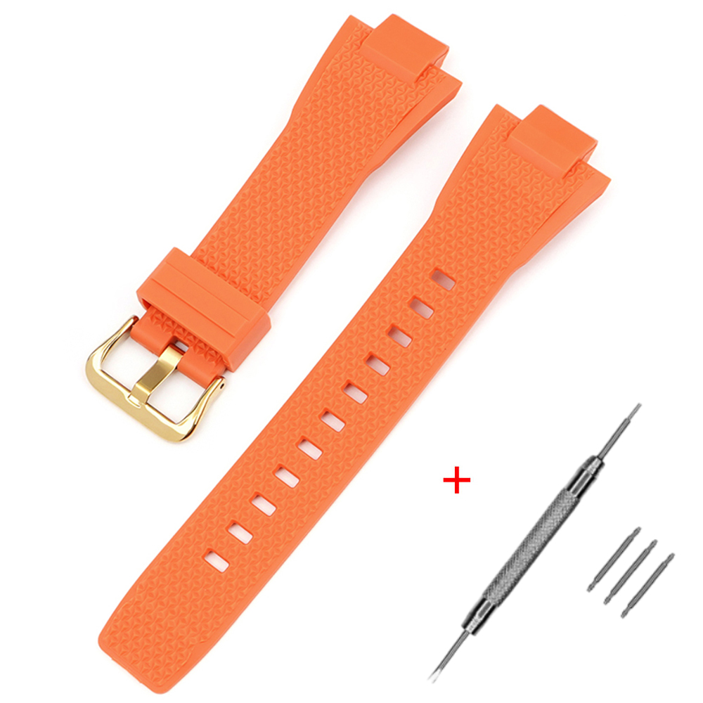 Ремінець для Casio G-Shock GST-B400 Orange GD Ремінець для Casio G-Shock GST-B400 Orange GD