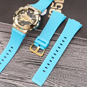 Ремінець для Casio G-Shock GA-100/110 Light Blue GD. Зображення №3 Ремінець для Casio G-Shock GA-100/110 Light Blue GD. Зображення №3