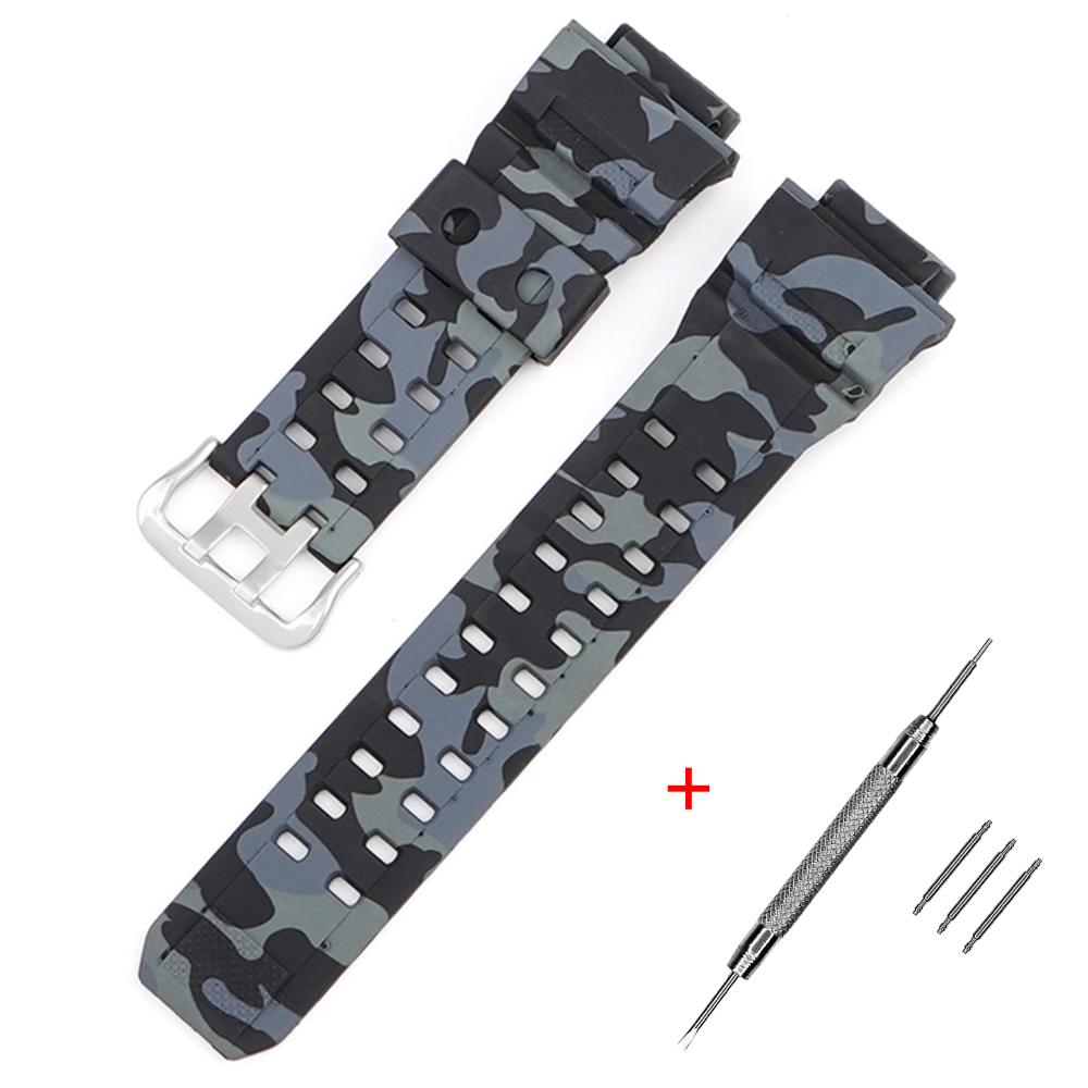Ремінець для Casio G-Shock GW-9400/9300 Camo Black SI Ремінець для Casio G-Shock GW-9400/9300 Camo Black SI