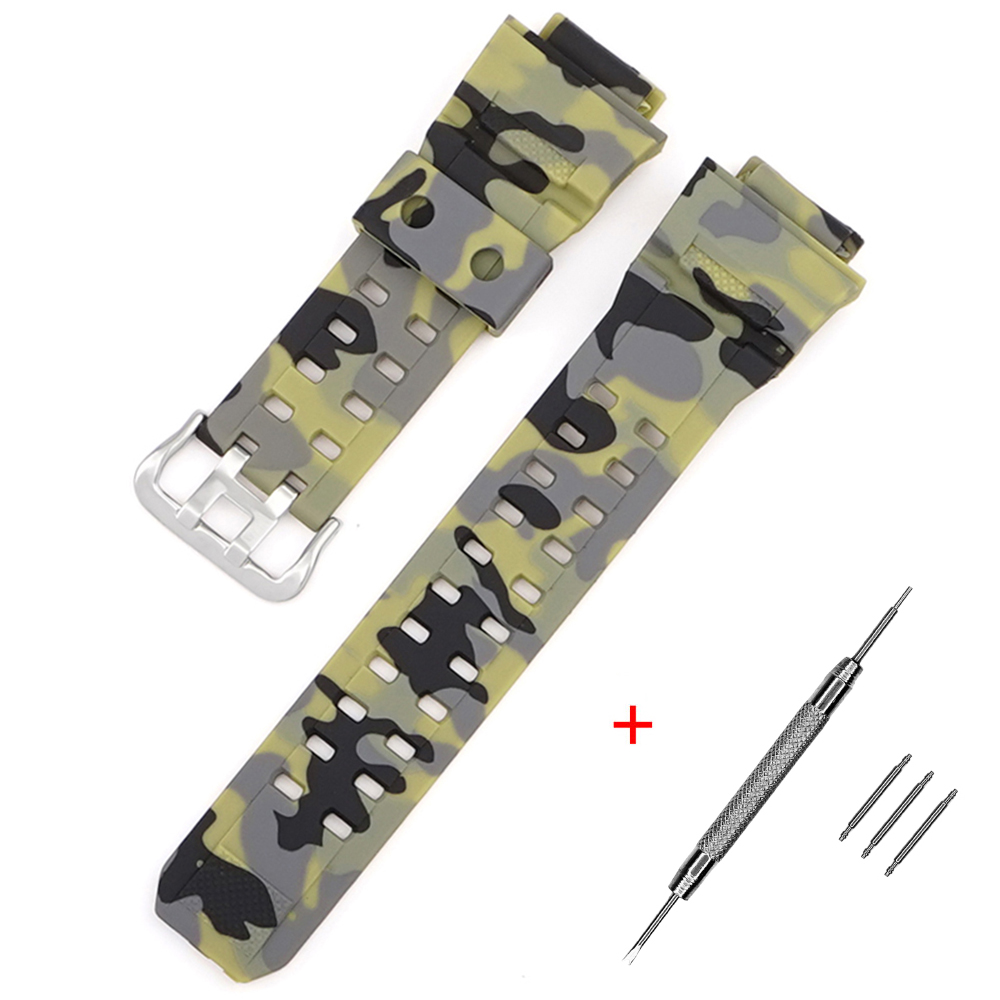 Ремінець для Casio G-Shock GW-9400/9300 Camo Green SI Ремінець для Casio G-Shock GW-9400/9300 Camo Green SI