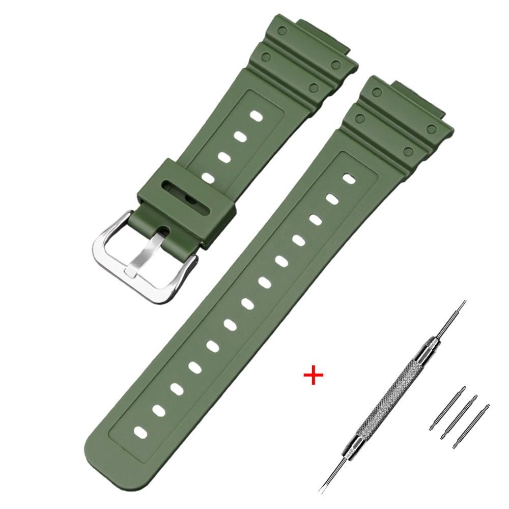Ремінець для Casio G-Shock GA-2100/2110 Army Green SI Ремінець для Casio G-Shock GA-2100/2110 Army Green SI