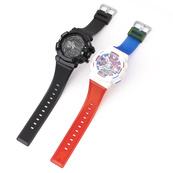 Ремінець для Casio G-Shock GA-100/110 Transl-Red-Blue SI. Зображення №4 Ремінець для Casio G-Shock GA-100/110 Transl-Red-Blue SI. Зображення №4