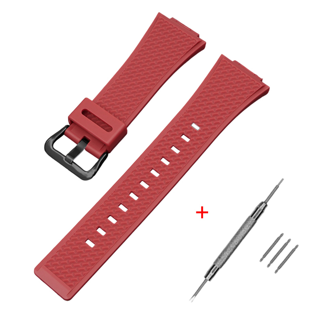 Ремінець для Casio G-Shock GA-100/110 Red BK Ремінець для Casio G-Shock GA-100/110 Red BK