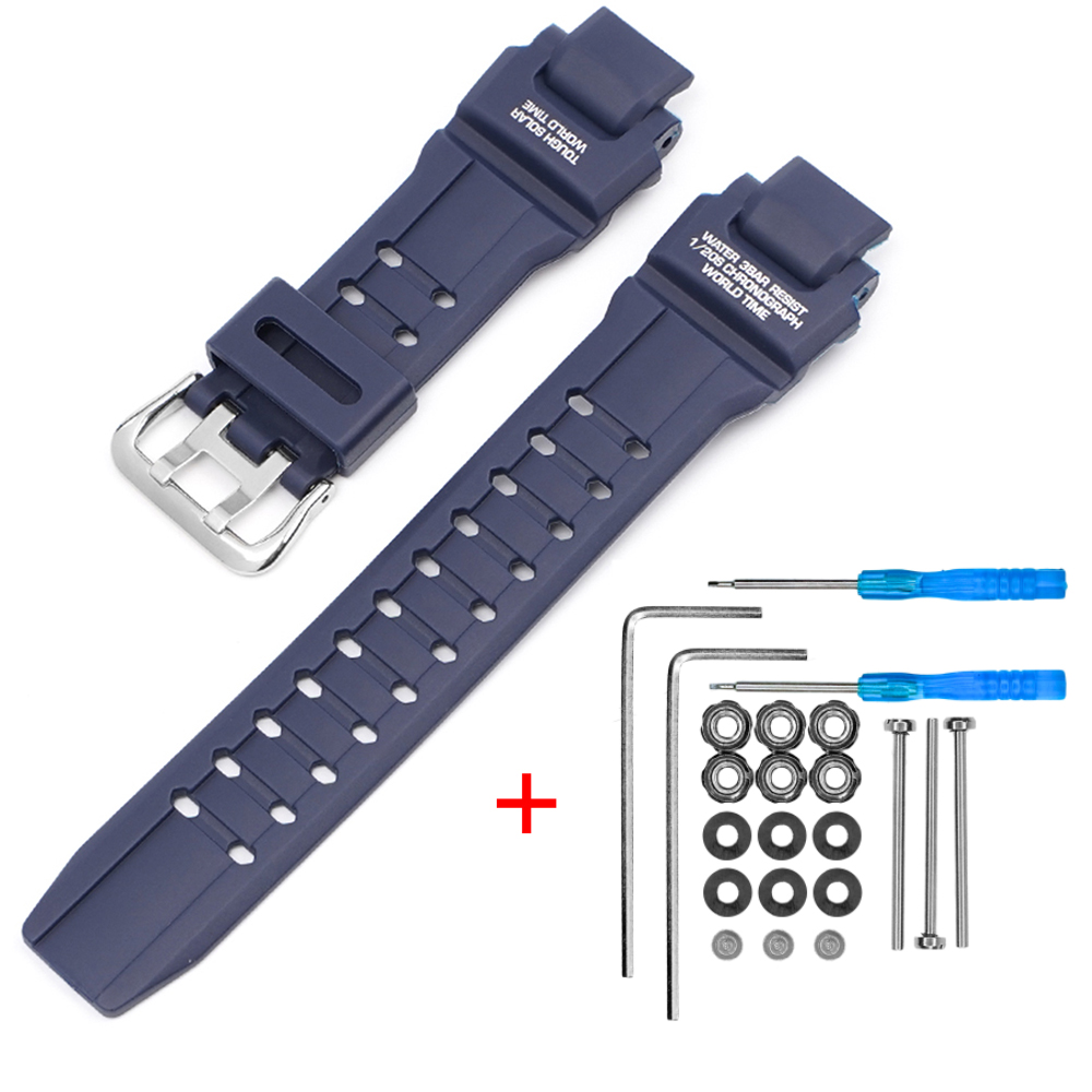 Ремінець для Casio G-Shock GA-1000 Dark Blue SI Ремінець для Casio G-Shock GA-1000 Dark Blue SI