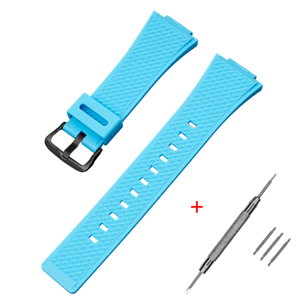 Ремінець для Casio G-Shock GA-100/110 Light Blue BK Ремінець для Casio G-Shock GA-100/110 Light Blue BK
