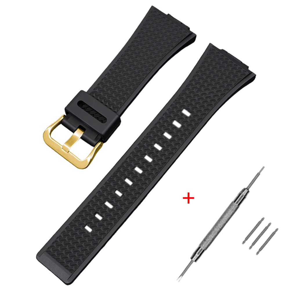 Ремінець для Casio G-Shock GA-100/110 Black GD Ремінець для Casio G-Shock GA-100/110 Black GD