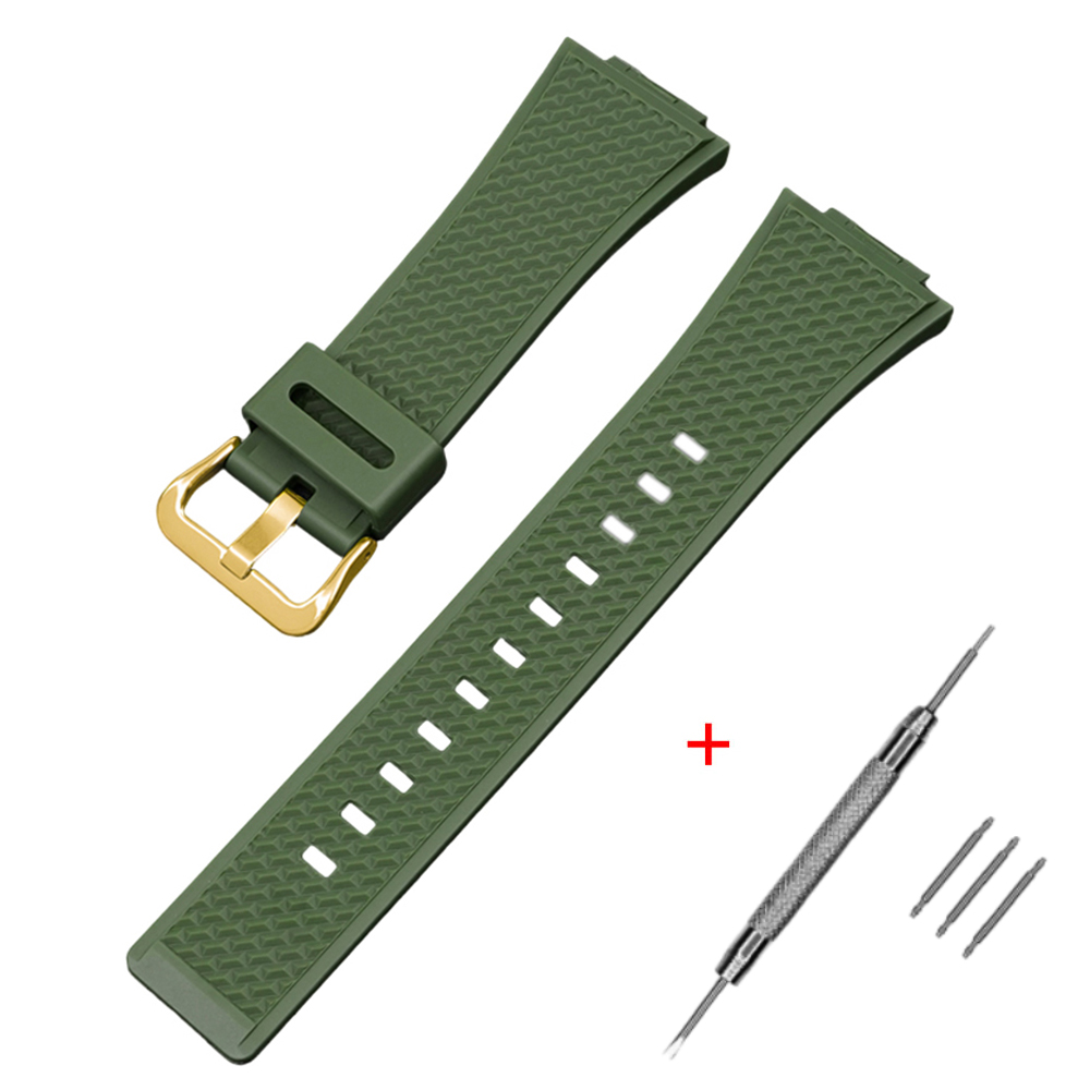 Ремінець для Casio G-Shock GA-100/110 Army Green GD Ремінець для Casio G-Shock GA-100/110 Army Green GD