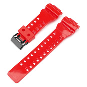Ремінець для Casio G-Shock GA-100/110/120 Red-Glossy BK. Зображення №2 Ремінець для Casio G-Shock GA-100/110/120 Red-Glossy BK. Зображення №2