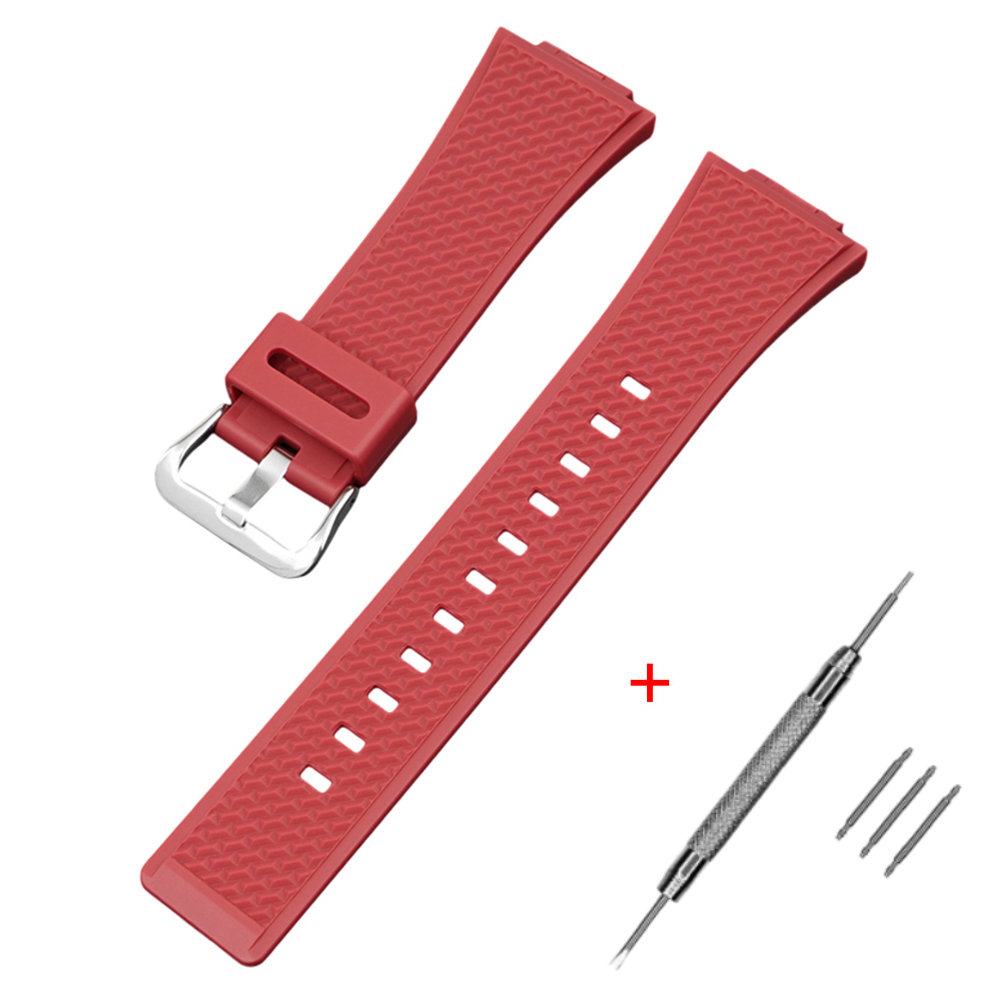 Ремінець для Casio G-Shock GA-100/110 Red SI Ремінець для Casio G-Shock GA-100/110 Red SI