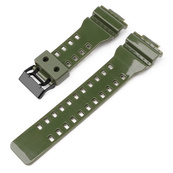Ремінець для Casio G-Shock GA-100/110/120 Army Green-Glossy BK. Зображення №2 Ремінець для Casio G-Shock GA-100/110/120 Army Green-Glossy BK. Зображення №2