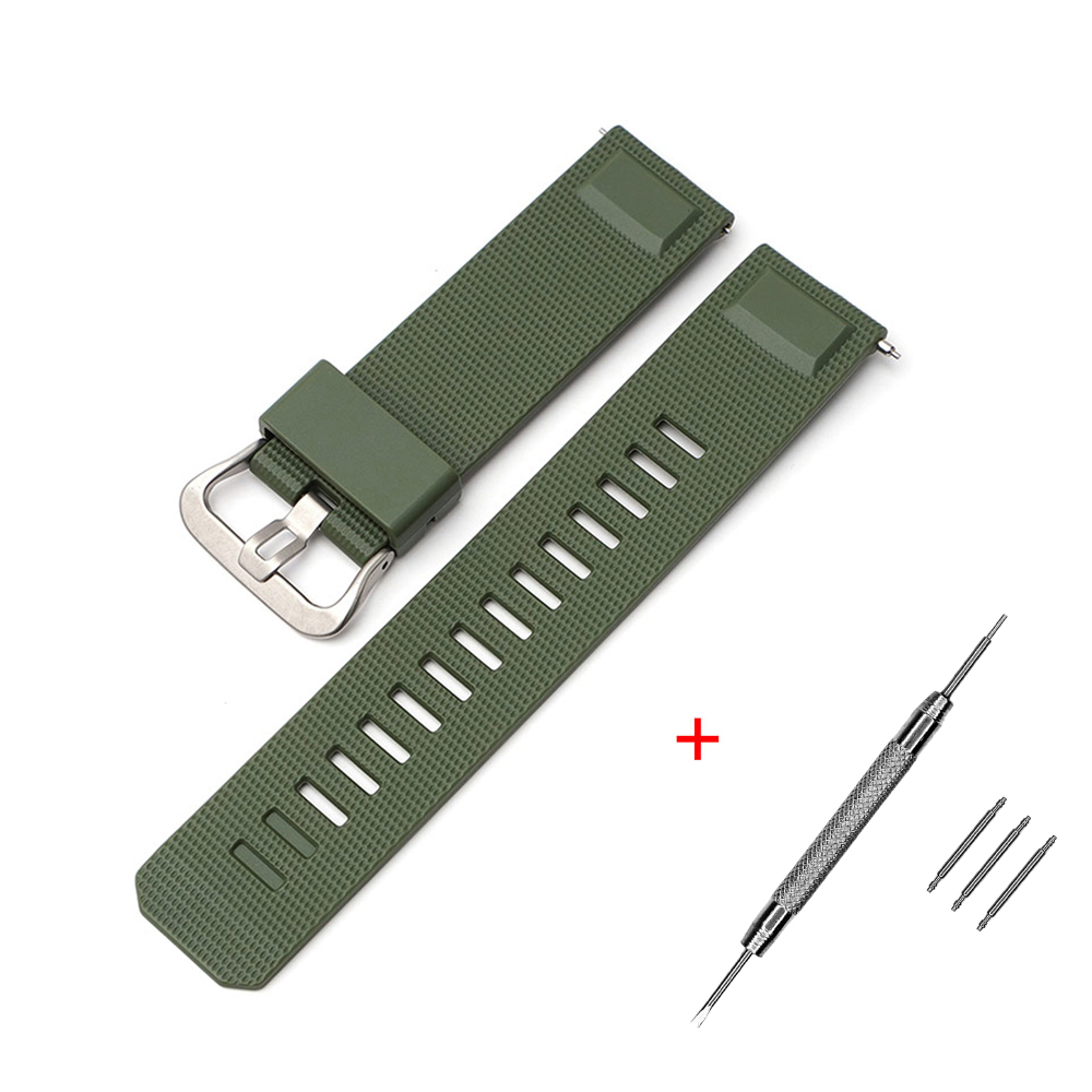 Ремінець для Casio Pro Trek PRW-6900Y Army Green SI Ремінець для Casio Pro Trek PRW-6900Y Army Green SI