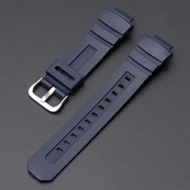 Ремінець для Casio G-Shock AW-282B/590/591/5230, AWG-M100/M101, G-7700/7710 Dark Blue Silver. Зображення №2 Ремінець для Casio G-Shock AW-282B/590/591/5230, AWG-M100/M101, G-7700/7710 Dark Blue Silver. Зображення №2