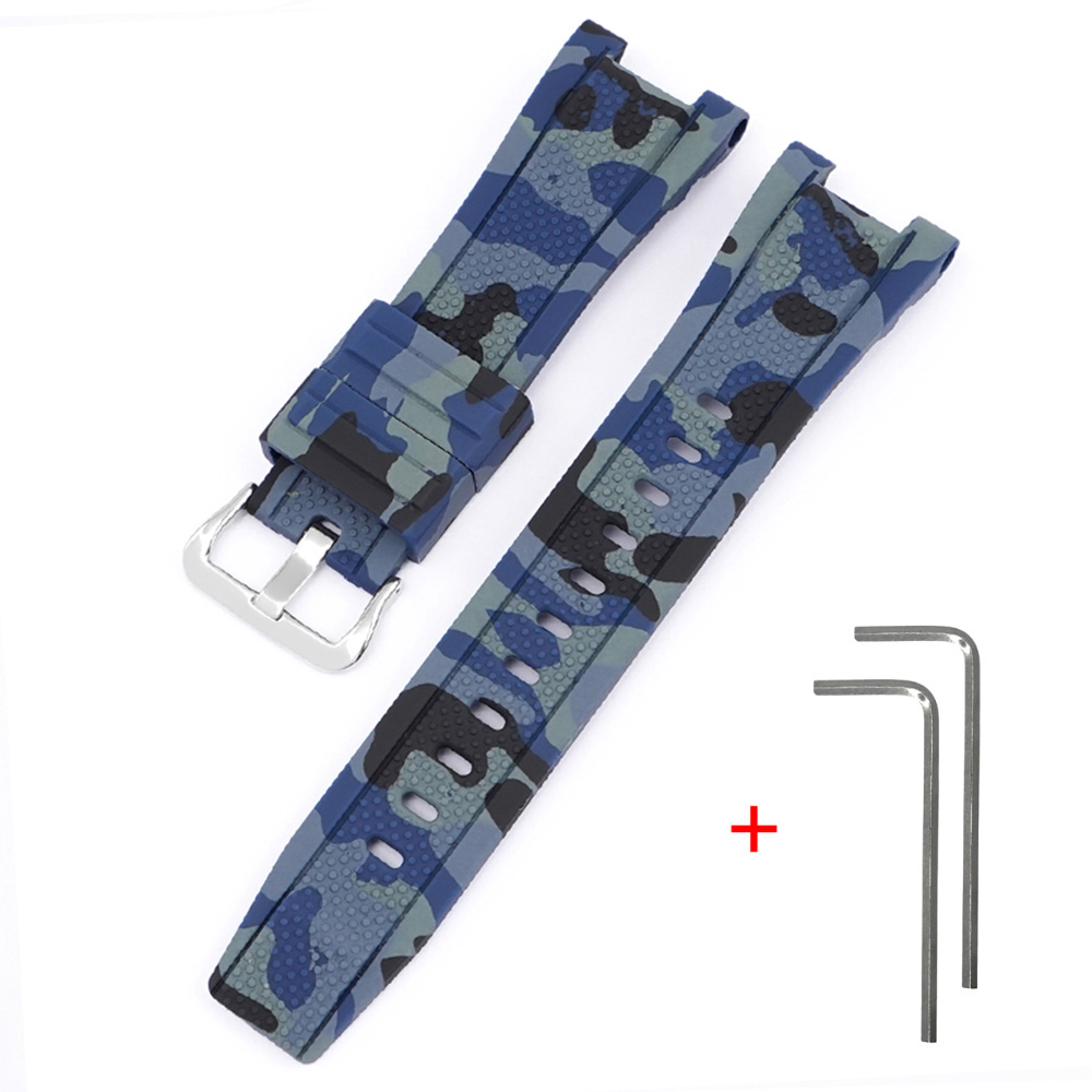 Ремінець для Casio G-Shock GST-W300 Camo Dark Blue SI Ремінець для Casio G-Shock GST-W300 Camo Dark Blue SI