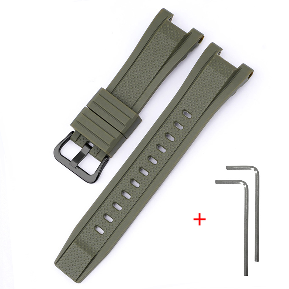 Ремінець для Casio G-Shock GST-W300 Army Green BK Ремінець для Casio G-Shock GST-W300 Army Green BK