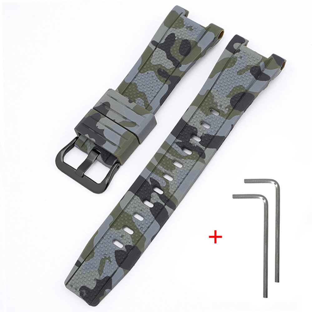 Ремінець для Casio G-Shock GST-W300 Camo Green BK Ремінець для Casio G-Shock GST-W300 Camo Green BK
