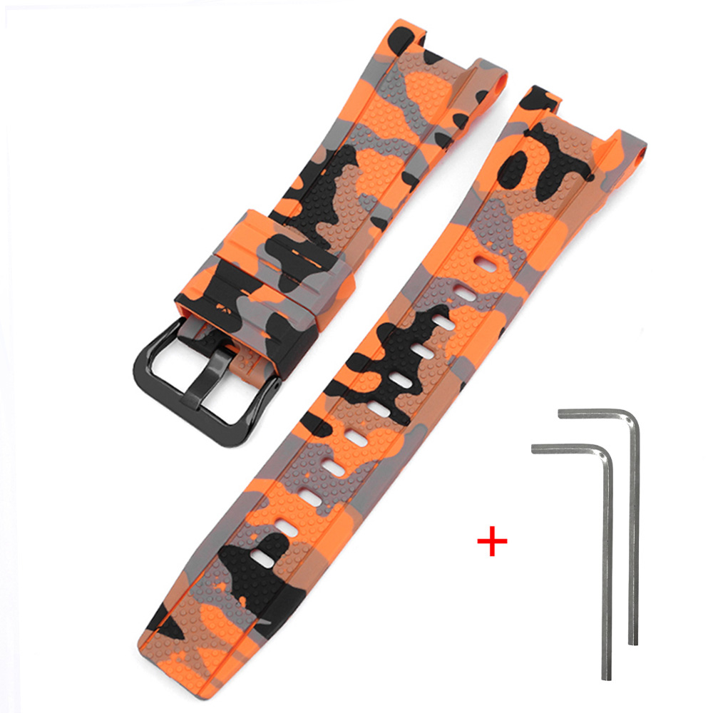 Ремінець для Casio G-Shock GST-W300 Camo Orange BK Ремінець для Casio G-Shock GST-W300 Camo Orange BK