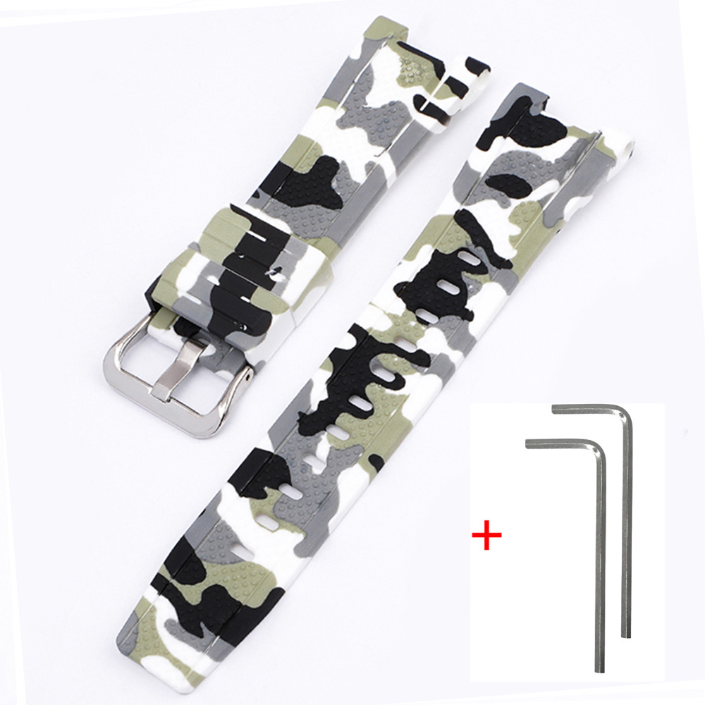 Ремінець для Casio G-Shock GST-W300 Camo White SI Ремінець для Casio G-Shock GST-W300 Camo White SI