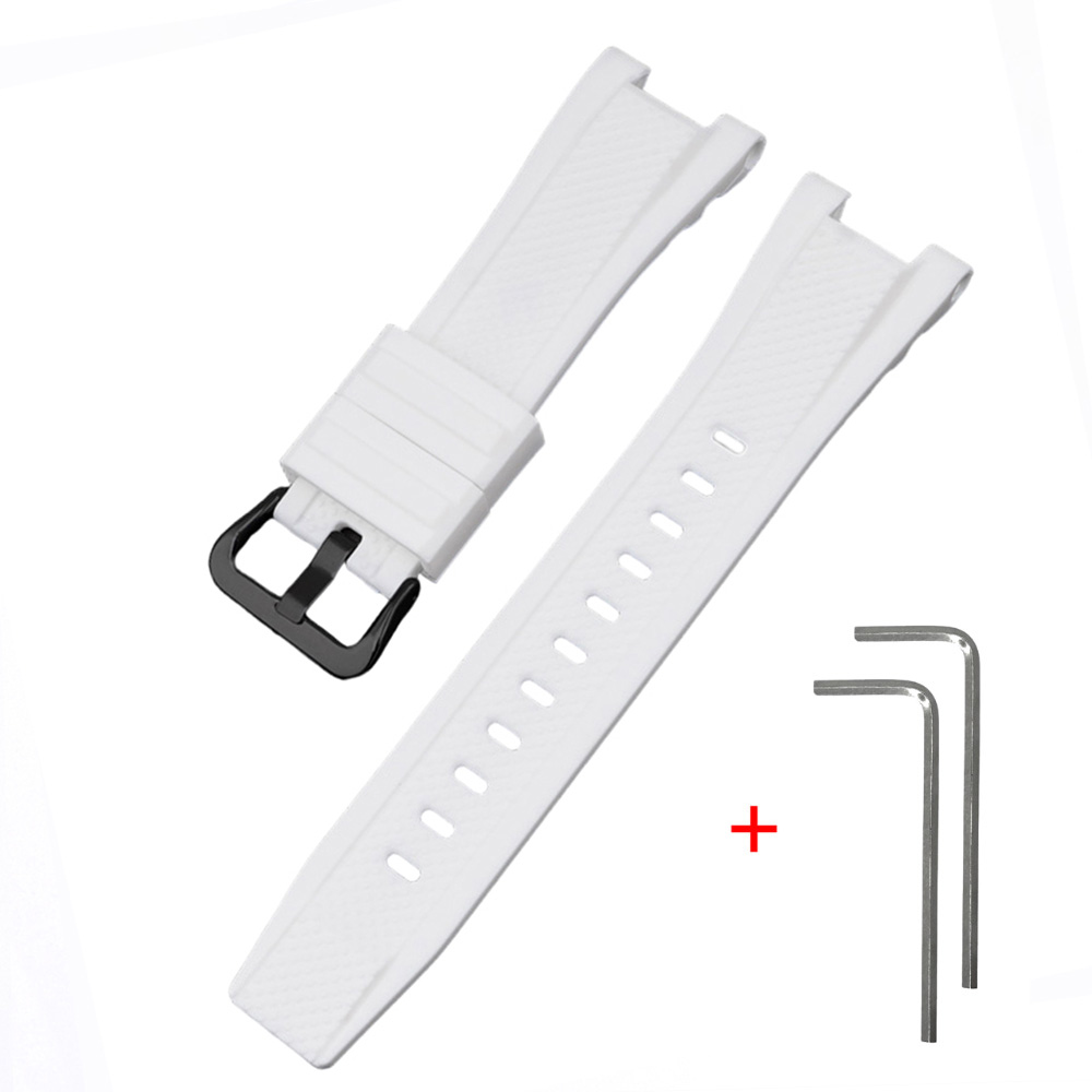 Ремінець для Casio G-Shock GST-W300 White BK Ремінець для Casio G-Shock GST-W300 White BK