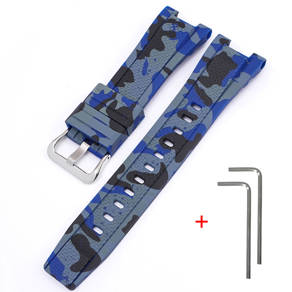 Ремінець для Casio G-Shock GST-W300 Camo Blue SI Ремінець для Casio G-Shock GST-W300 Camo Blue SI