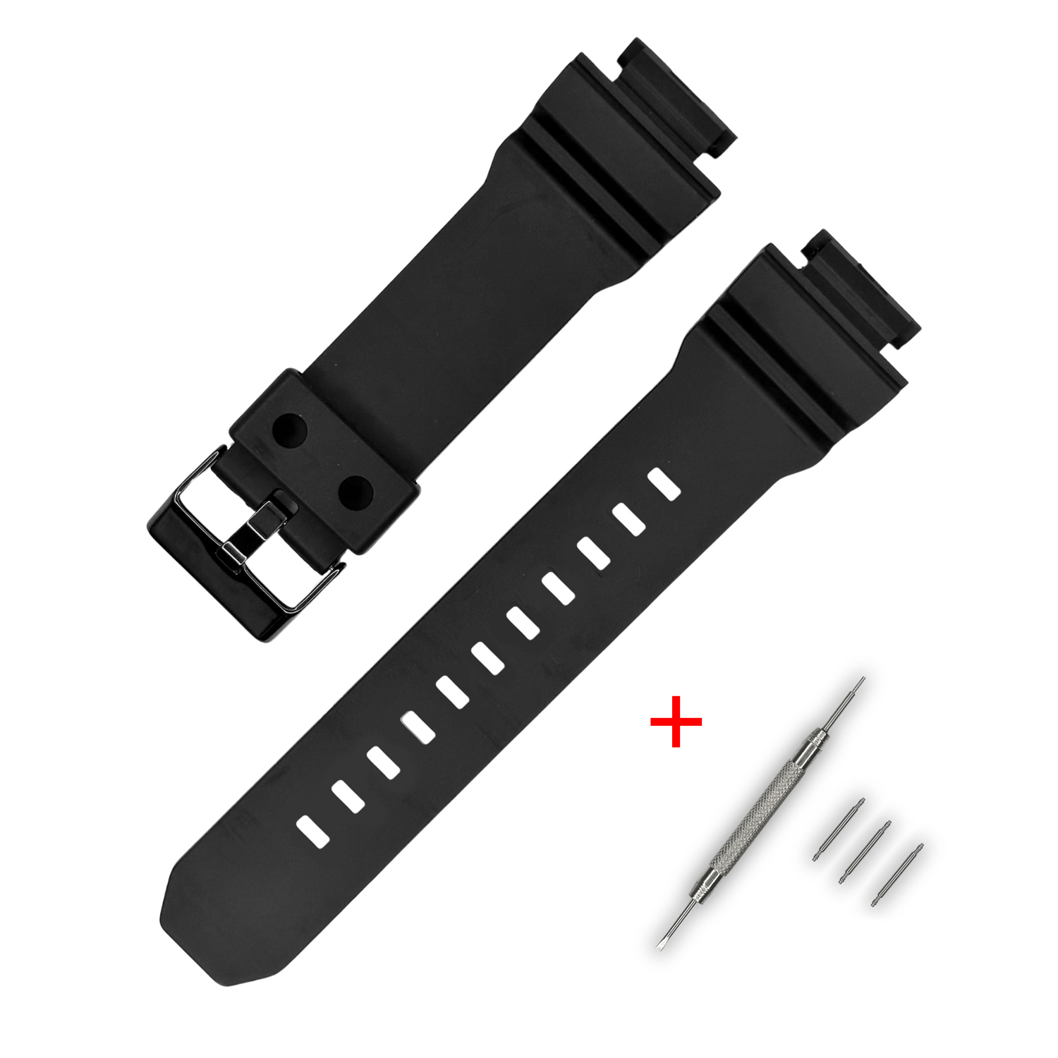 Ремінець для Casio G-Shock GD-X6900 Black BK Ремінець для Casio G-Shock GD-X6900 Black BK