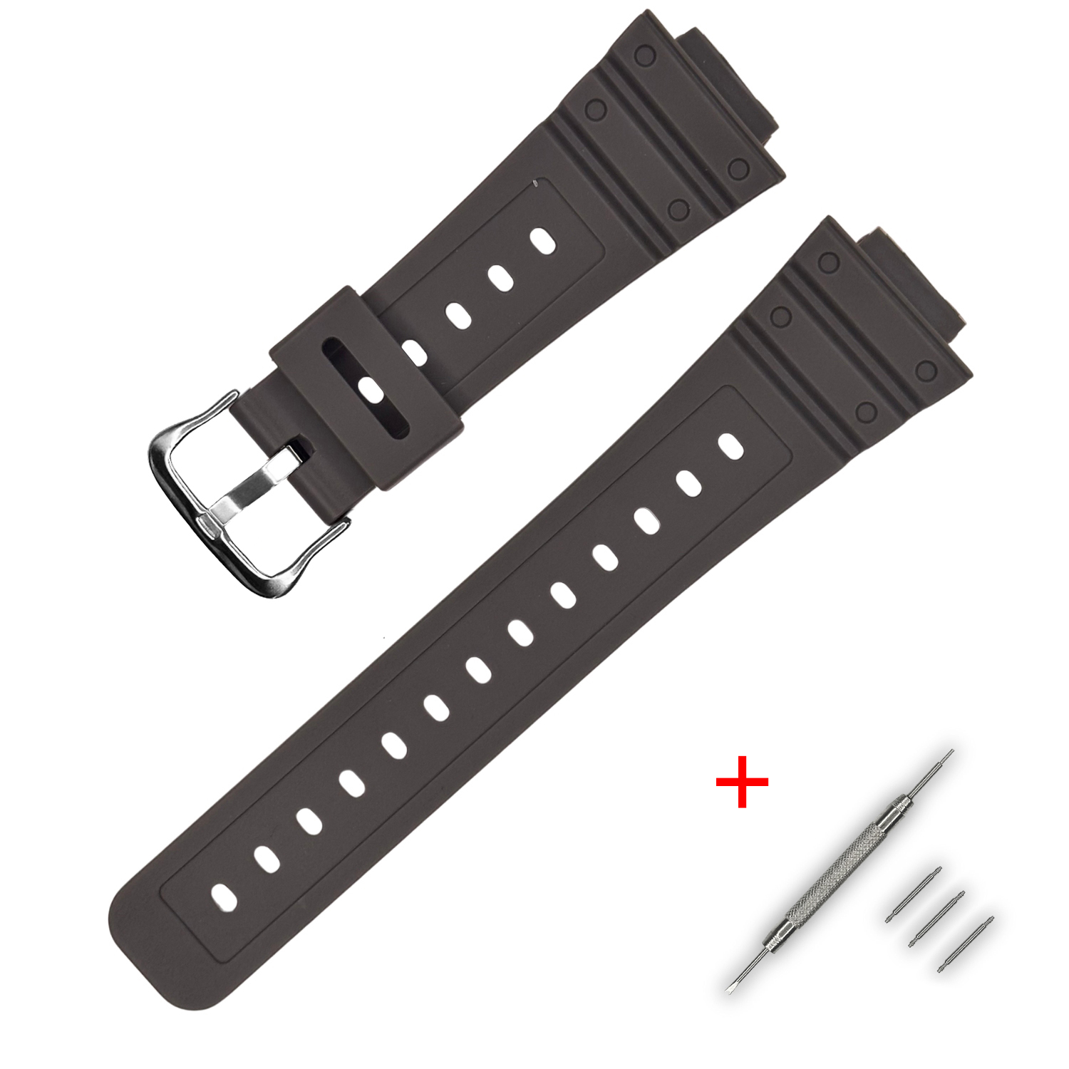Ремінець + монтажні інструменти для Casio G-Shock DW-5600/5000/5030/5025/5700, GW-5000/6900, GLS-M56 Ремінець + монтажні інструменти для Casio G-Shock DW-5600/5000/5030/5025/5700, GW-5000/6900, GLS-M56