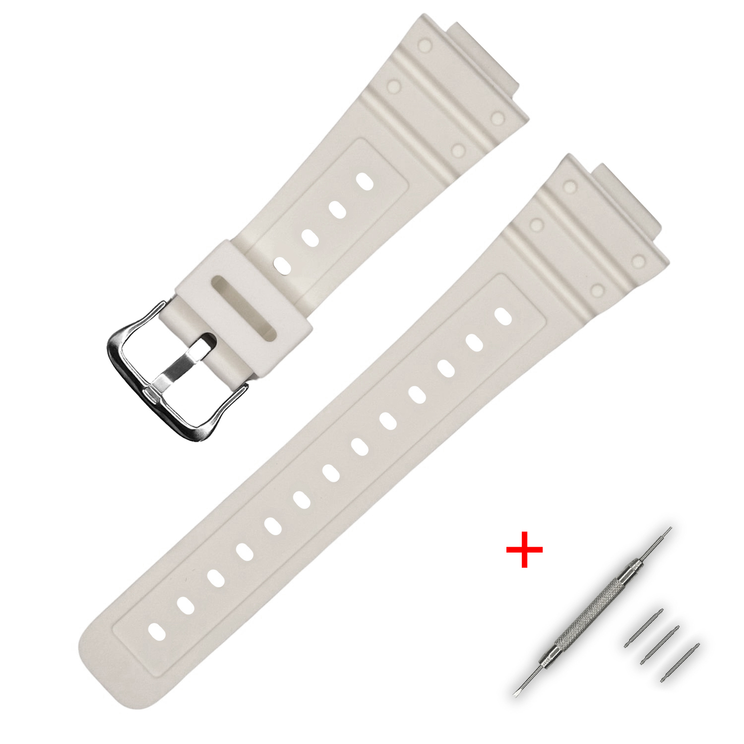 Ремінець для Casio G-Shock DW-5600 White SI Ремінець для Casio G-Shock DW-5600 White SI