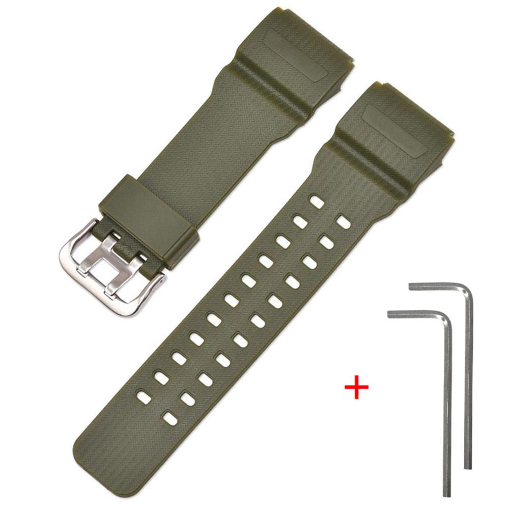 Ремінець для Casio G-Shock GG-1000/GWG-100/GSG-100 Army Green SI Ремінець для Casio G-Shock GG-1000/GWG-100/GSG-100 Army Green SI