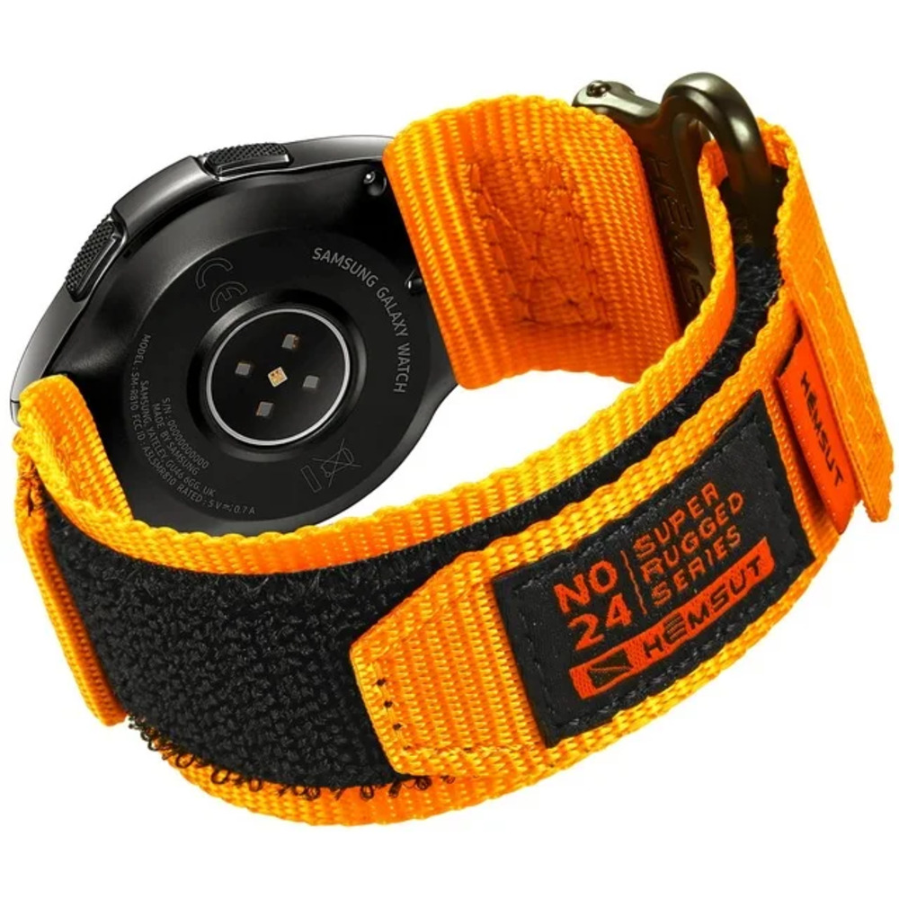 Ремінець для годинника Hemsut HGA121 Super Strong Nylon Orange 22 mm Ремінець для годинника Hemsut HGA121 Super Strong Nylon Orange 22 mm
