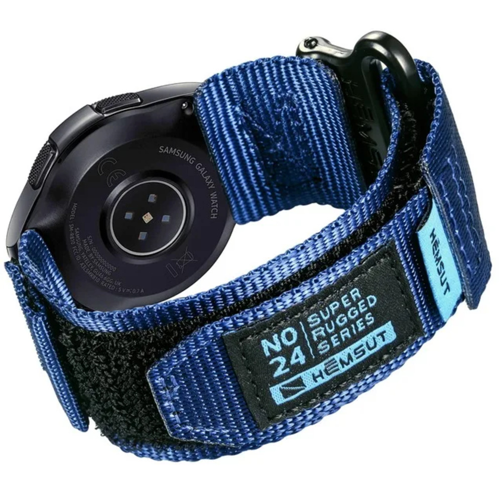 Ремінець для годинника Hemsut HGA121 Super Strong Nylon Blue 20 mm Ремінець для годинника Hemsut HGA121 Super Strong Nylon Blue 20 mm