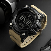 Skmei 1384 Black-Khaki Wrisband. Зображення №3 Skmei 1384 Black-Khaki Wrisband. Зображення №3