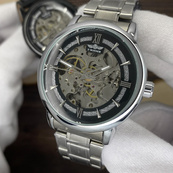 Forsining 8173 All Black-Silver Leather. Зображення №6 Forsining 8173 All Black-Silver Leather. Зображення №6