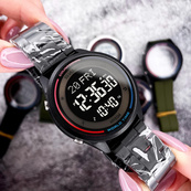 Skmei 2412SBK Black Steel. Зображення №5