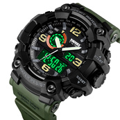 Skmei 1520AG Black-Military Wristband. SALE. Изображение №2