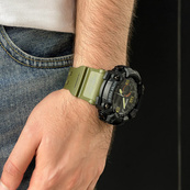 Skmei 1520AG Black-Military Wristband. SALE. Изображение №3