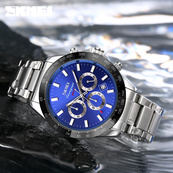 Skmei 9259SIBU Silver-Blue. Изображение №4 Skmei 9259SIBU Silver-Blue. Изображение №4