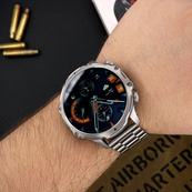 Розумний годинник Modfit Tactic Blaze Silver Steel + ремінець в подарунок. Зображення №6 Розумний годинник Modfit Tactic Blaze Silver Steel + ремінець в подарунок. Зображення №6