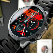Розумний годинник Modfit Tactic Blaze Black Steel + ремінець в подарунок. Зображення №2 Розумний годинник Modfit Tactic Blaze Black Steel + ремінець в подарунок. Зображення №2
