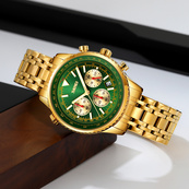 Skmei 9333GDGN Gold-Green. Зображення №2 Skmei 9333GDGN Gold-Green. Зображення №2