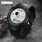 Skmei 1820BKWT Black-white. Зображення №4 Skmei 1820BKWT Black-white. Зображення №4