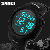 Skmei 1068 All Black. Зображення №3