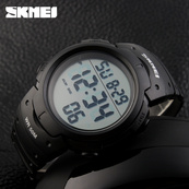 Skmei 1068 All Black. Зображення №4
